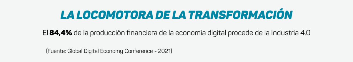 El 84,4% de la producción financiera de la economía digital procede de la Industria 4.0